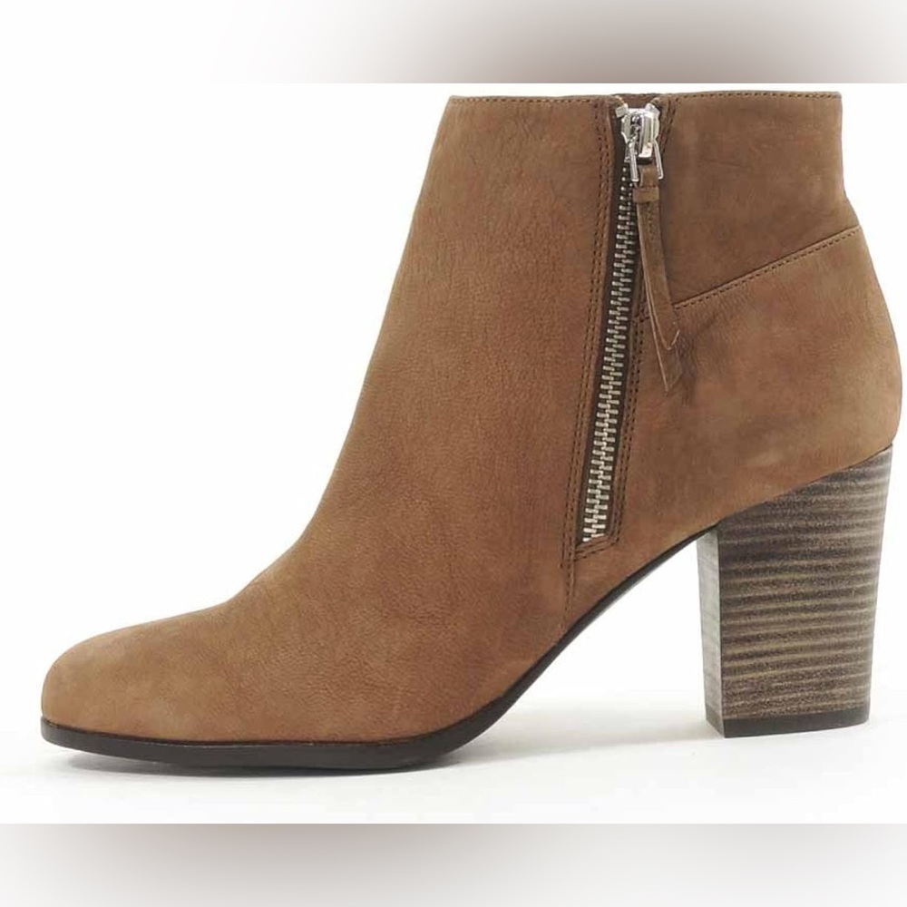 Cole Haan Davenport Brown Side Zip Ankle Booties Boots Women’s Sz 6